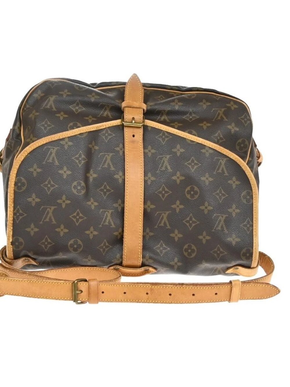 LOUIS VUITTON Saumur 35 Shoulder Bag Monogram Leather BN France M42254 64YJ101 - Picture 5 of 14